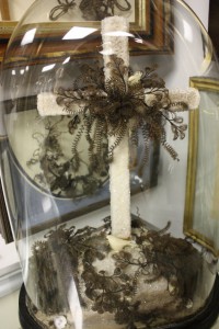 Leila's Hair Museum has an array of religiously themed pieces (photo by Bob Sessions).