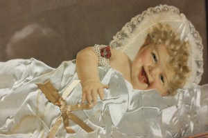 This picture of a baby has genuine human hair (photo by Bob Sessions)