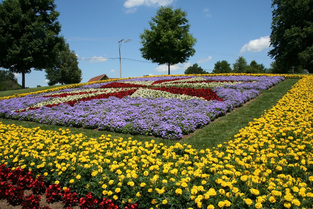 Nearly 20 Quilt Gardens bloom in northern Indiana (photo by Elkhart County CVB)