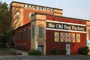The Old Bag Factory in Goshen houses artists workshops and stores (photo by Elkhart County CVB)