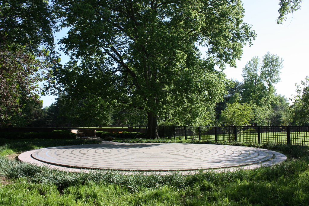 This labyrinth in New Harmony is based on a design from Chartres Cathedral in France. (Bob Sessions photo)