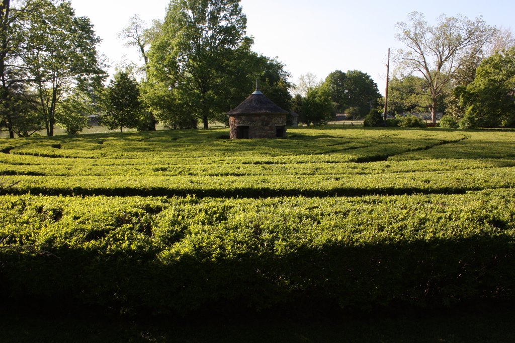 This labyrinth is based on a design of the original New Harmony settlers. (Bob Sessions photo)