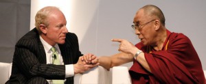 Bobby Sager and the Dalai Lama (photo from Beyond the Robe)