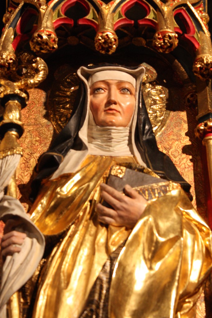 Image of Hildegard of Bingen in St. Rochus Chapel (Bob Sessions photo)