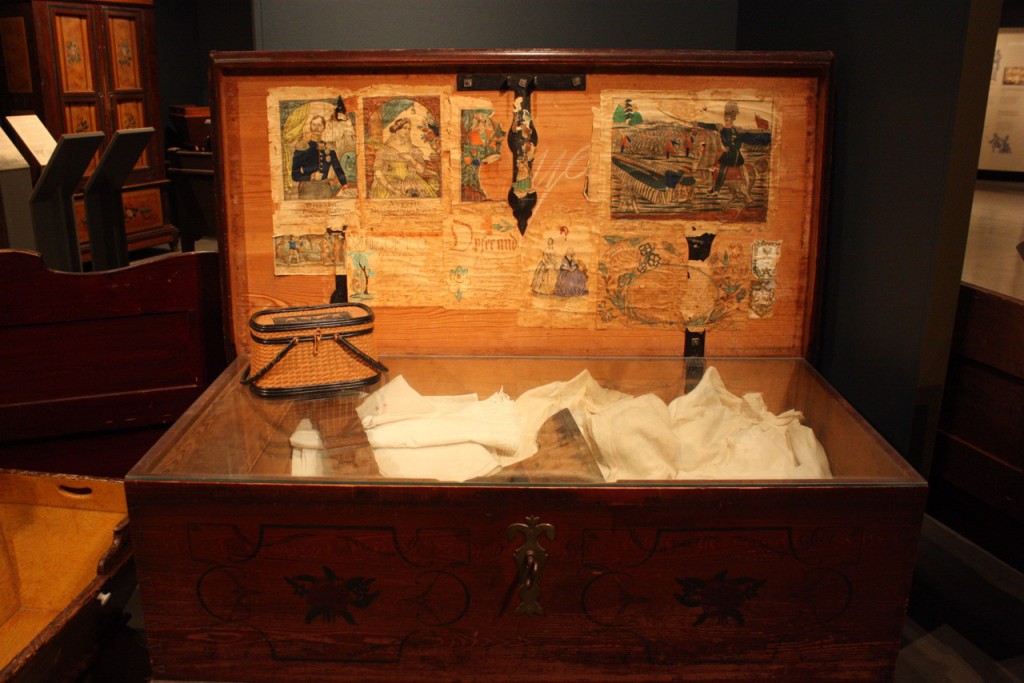 The Kauffman Museum has an extensive collection of Mennonite immigrant furniture. (photo by Bob Sessions)