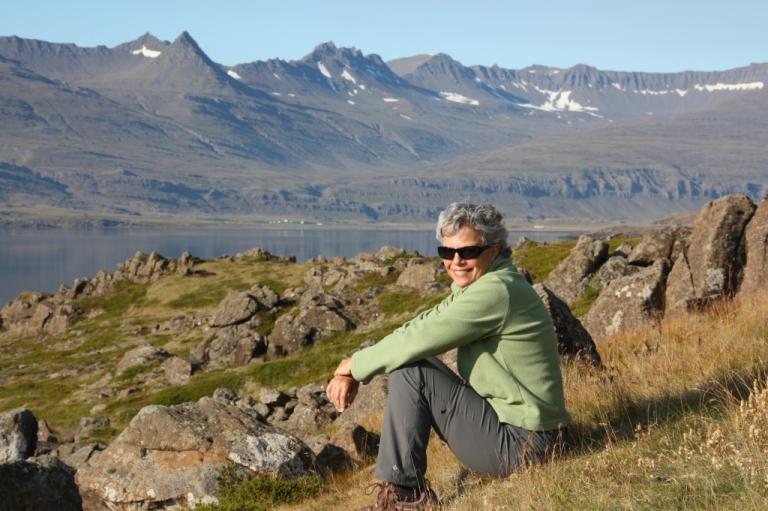 Lori Erickson on the Ring Road in Iceland (photo by Bob Sessions)