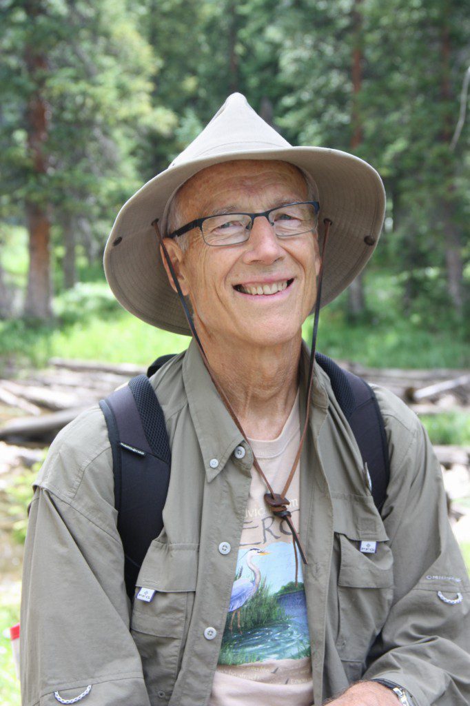Bob Sessions, official consort and photographer for the Holy Rover (Lori Erickson photo)