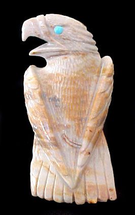 A Zuni Eagle Fetish (WIkimedia Commons image)