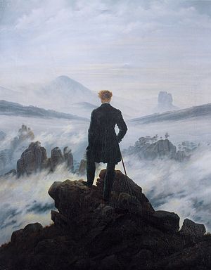 Caspar David Friedrich, Wanderer above the Sea of Fog (Wikimedia Commons Image)