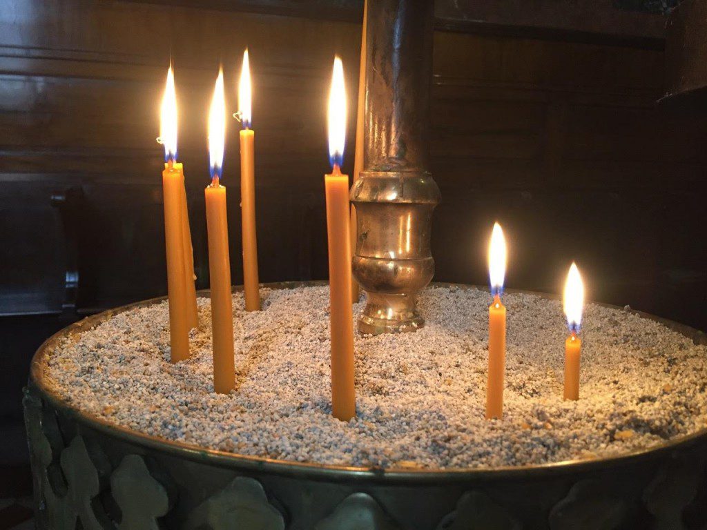 I loved these candles in a church in Vienna (Lori Erickson photo)