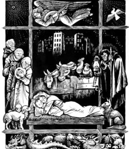 The Incarnation, Fritz Eichenberg