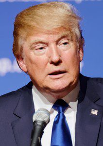 (Donald Trump in August, 2015. Source: Wikimedia, Creative Commons License).