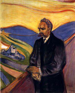 ("Friedrich Nietzsche," by Edvard Munch, from 1901. Source: Wikiart, Public Domain).