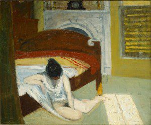 ("Summer Interior" by Edward Hopper, 1909. Source: Wikimedia, Creative Commons License).