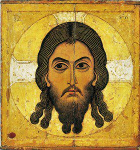 ("Christos Acheiropoietos," c. 1100. Source: Wikimedia, Creative Commons License).