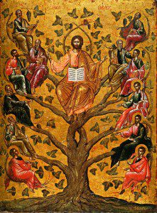 (Icon of Christ as the True Vine, 16th century. Source: Wikimedia, Creative Commons License).