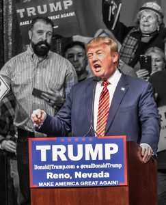 (Donald Trump in Reno, Nevada on 1/10/16. Source: Wikimedia, Creative Commons License).