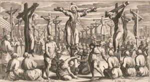 (A 1628 Depiction of the 26 Martyrs of Nagasaki. Source: Wikimedia, Creative Commons License).