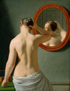 ("Morning Toilette" by Christoffer Wilhelm Eckersberg, 1841. Source: Wikimedia, Creative Commons License).