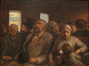 Third-Class Carriage (c. 1856-1858) by Honoré Daumier. Source: Flickr, Attribution Required.