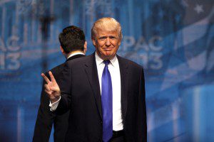 Donald Trump at CPAC in National Harbor, Maryland, 2013. Source: Wikimedia, Creative Commons License, attribution to Gage Skidmore.