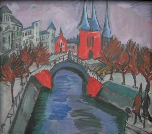 Elisabethufer (1913) Ernst Ludog Kirchner. Public Domain.