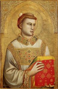 Saint Stephen (c. 1320-1325) by Giotto. Public Domain.