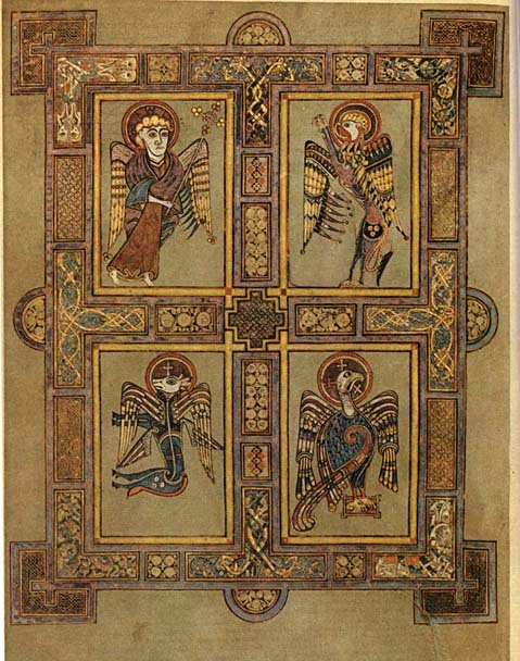 The Four Evangelists from the Book of Kells