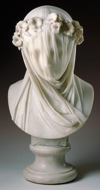 "Veiled Lady," Raffaelo Monti (from the Minneapolis Institute of Art)