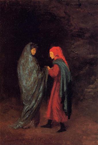 "Dante and Virgil At the Entrance to Hell," Edgar Degas