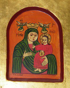 Coptic Icon of the Theotokos, Photograph by Henry Karlson 