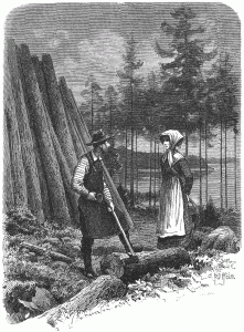 Picture of Huldre per Daniel Holm. ('Svenska folksägner', Herman Hofberg (1882)) [Public domain], via Wikimedia Commons