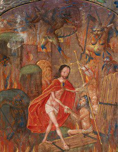 Harrowing of hell. This file is made available under the Creative Commons CC0 1.0 Universal Public Domain Dedication. Via Wikimedia Commons