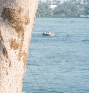 Boat on the Nile. Photograph by Henry Karlson