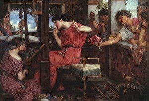 Suitors of Penelope by John William Waterhouse [Public domain], via Wikimedia Commons