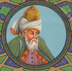 Rumi By Molavi (Masnavi Manavi Molavi) [Public domain], via Wikimedia Commons