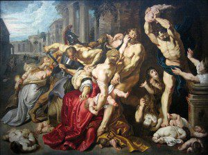 Workshop of Peter Massacre of the Innocents by Paul Rubens [Public domain], via Wikimedia Commons