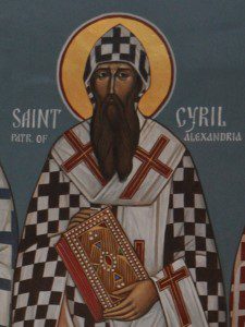 By Ted (Flickr: Icon: St. Cyril of Alexandria) [CC BY-SA 2.0 (http://creativecommons.org/licenses/by-sa/2.0)], via Wikimedia Commons