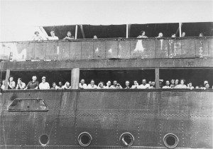 S.S. St. Louis with Jewish Refugees Outside of Cuba. Public Domain via WikimediaCommons