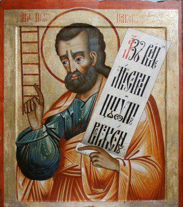 Jacob by 18 century icon painter (Iconostasis of Kizhi monastery, Russia) [Public domain], via Wikimedia Commons