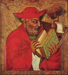 Saint Jerome by Theodoric of Prague [Public domain or Public domain], via Wikimedia Commons