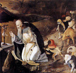 The Temptation of St. Anthony by Lucas van Leyden [Public domain], via Wikimedia Commons