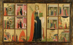 Donato_d'Arezzo,_Gregorio_d'Arezzo_-_Saint_Catherine_of_Alexandria_and_Twelve_Scenes_from_Her_Life_-_73.PB.69_-_J._Paul_Getty_Museum