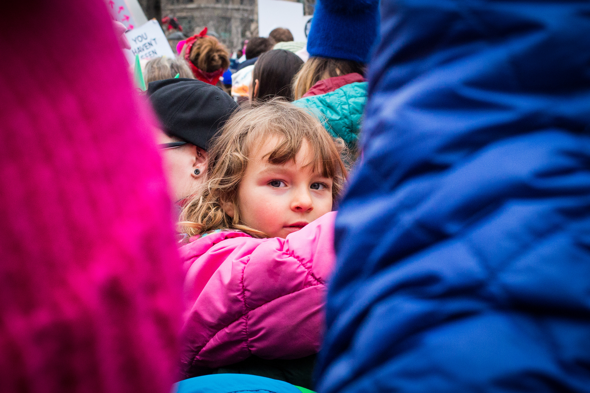 "DC Women's March" by Liz Lemon, Flickr. Used according to Creative Commons license.