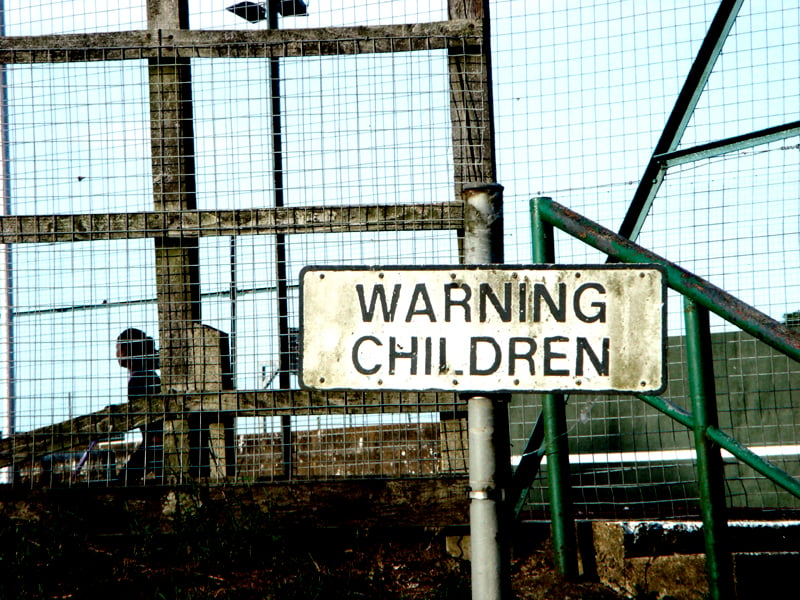 “Warning Children” by Cosey Fanni Tutti, Flickr. Used according to Creative Commons license.