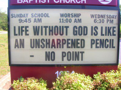funny church signs sayings