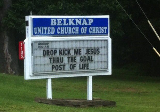 Church Sign Epic Fails, “When Satan Attacks” Edition | Christian Piatt