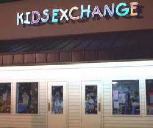 Bring us your kids and we'll change their sex or you can trade them for a new one!