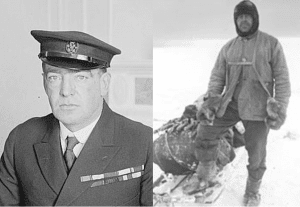 Explorers Ernest Shackleton and Robert Falcon Scott 