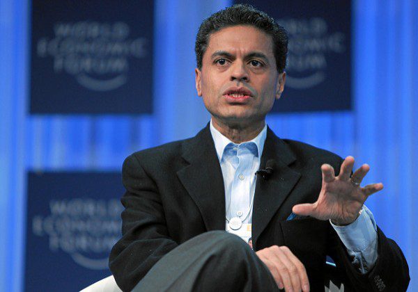 DAVOS/SWITZERLAND, 27JAN11 - Fareed Zakaria, Anchor, Fareed Zakaria - GPS, CNN, USA asks questions during the session 'The Next Shock: Are We Better Prepared?' at the Annual Meeting 2011 of the World Economic Forum in Davos, Switzerland, January 27, 2011. Copyright by World Economic Forum swiss-image.ch/Photo by Sebastian Derungs